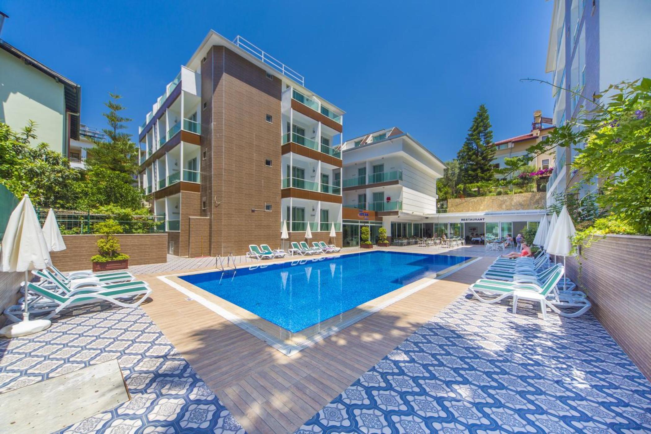 Kleopatra Atlas Hotel - Adults Only Alanya Exteriör bild